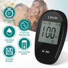 LPOW Blood Glucose Monitor Kit, 100 Glucometer Strips, 100 Lancets, 1 Blood Sugar Monitor, 1 Control Solution, Lancing Device and Carrying Bag